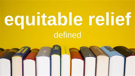 Best Equitable Relief Legal Term Definition 