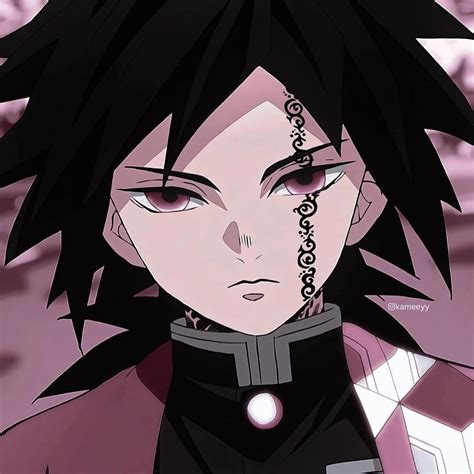 anime black tamioka giyuu khudozhestvennye postery anime oboi