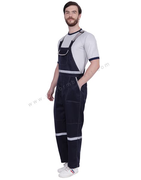 Buy Navy Blue Bib Dungaree Online Best Prices In India Uniform