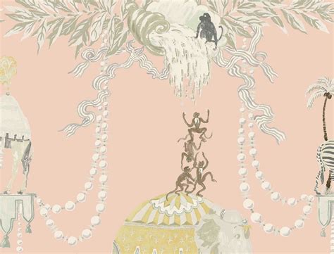 MONKEY BUSINESS WALLPAPER | Jim Thompson Fabric