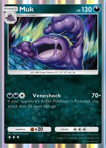 Muk Pok Mon Tcg Pocket Card Untapped Gg