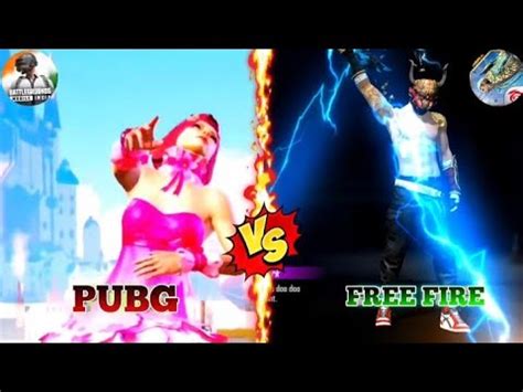 Free Fire Vs Pubg Pubg Vs Free Fire Attitude Shayri Player What S