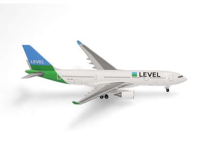 ScaleModelStore Herpa Wings 1 500 537254 Level Airbus A330 200