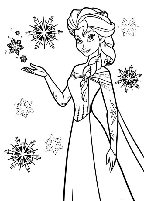 Elsa Para Colorear Dibujos Para Imprimir Y Pintar