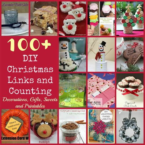 100+ DIY Christmas Gifts, Decorations, Sweets and Printables