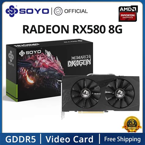 SOequilibre Carte AMD Radeon Jas580 8 Go GDDR5 M Moire Vid O PCIE 3