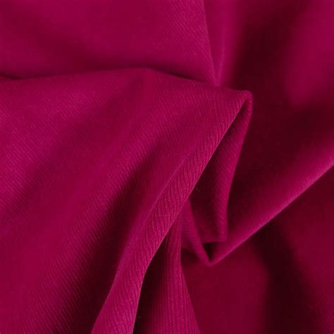 Tissu Velours Milleraies Stretch Fuchsia