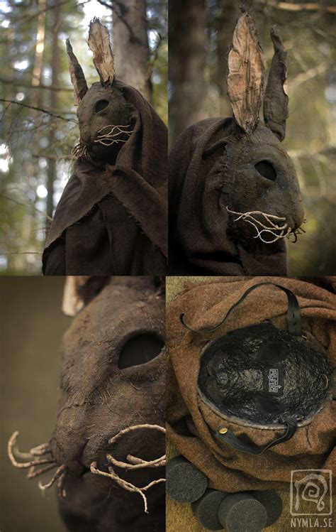 Creepy Rabbit Mask Closeup by Nymla on DeviantArt