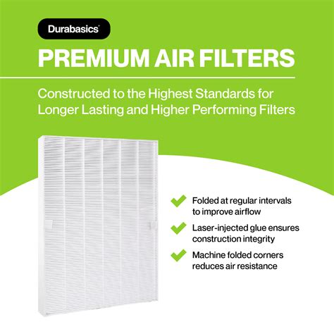 Durabasics Air Filters for Winix C545 Replacement Filter - 2 Air Filte