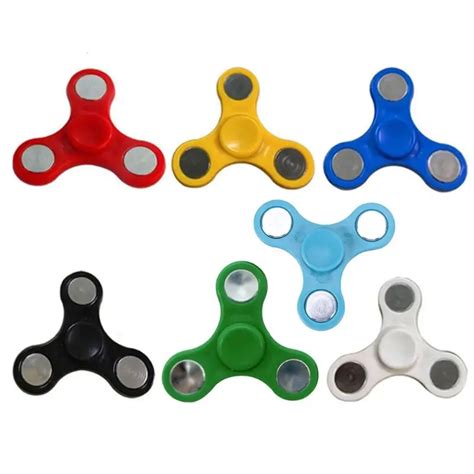 Plastic Bearing Tri Spinner Abs Edc Hand Spinners For Autism And Adhd