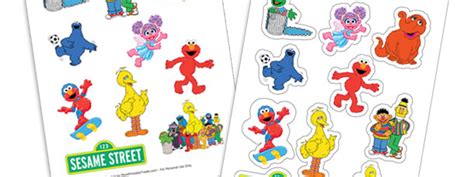 Sesame Street Sticker Sheet