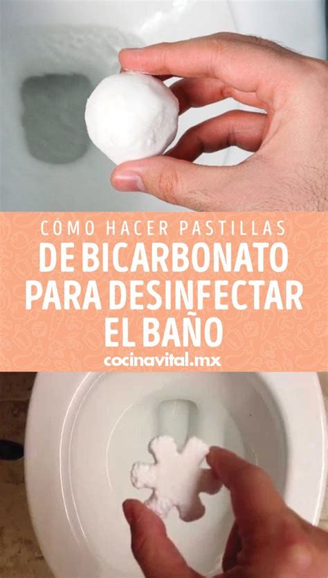 Cómo hacer pastillas de bicarbonato para desinfectar el baño Bombas