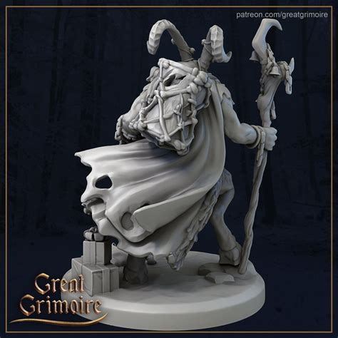 Krampus 32mm Great Grimoire 3d Printed Resin Miniature Etsy Uk