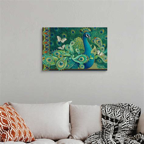 Paisley Peacock Wall Art Canvas Prints Framed Prints Wall Peels Great Big Canvas