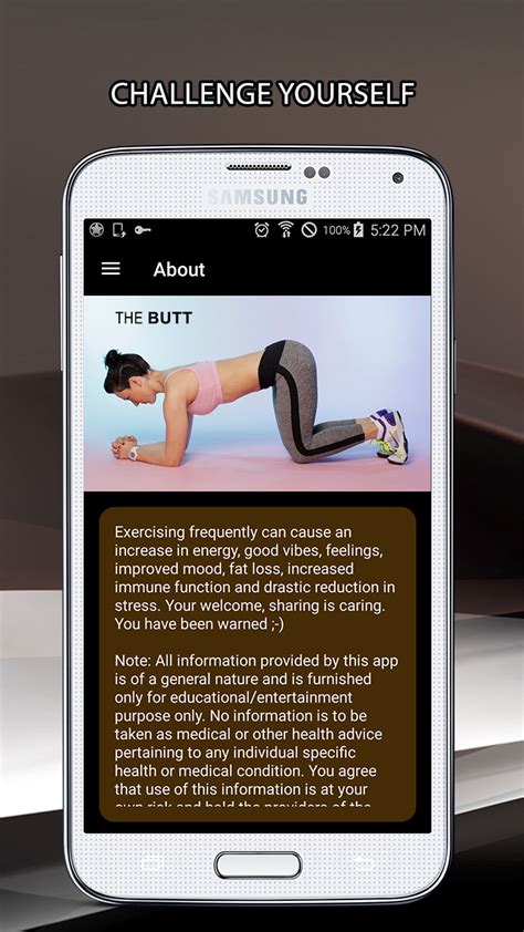 30 Day Butt Challenge App On Amazon Appstore