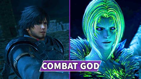 Final Fantasy 16 Combat God Vs Benedikta Gameplay NO DAMAGE 4K PS5