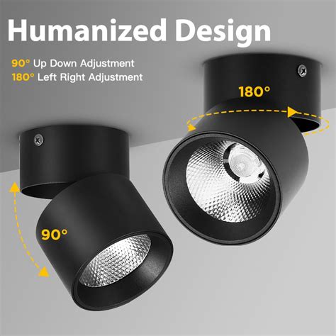 Spot Led 220V COB Spots Teto Lâmpada Dobrável De Downlight Luminária