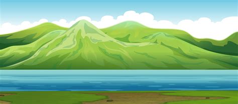 Un Paysage De Montagne Telecharger Vectoriel Gratuit Clipart