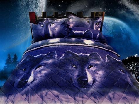Popular Wolf Comforter Set Buy Cheap Wolf Comforter Set Lots From China