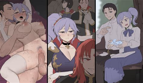 Ishtar Reinhardt Julius And Olwen Fire Emblem And More Drawn By