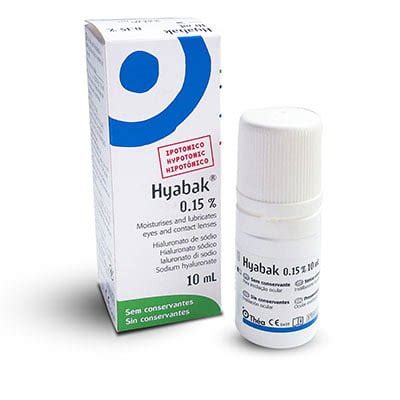 HYABAK HIPOTONICO 10mL HIALURONATO de SODIO Farmaster Droguerías