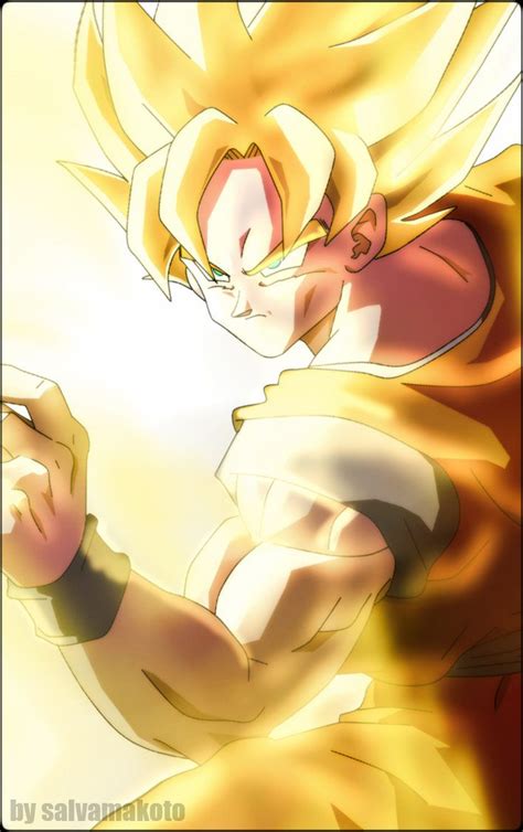 Super Saiyan Goku By Salvamakoto On Deviantart Songokukakarot Dragon Ball Super Dragon Ball Z