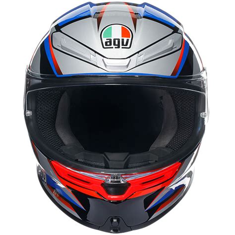 AGV K6 S Slashcut Black Blue Red FREE UK DELIVERY