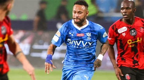 Neymar Makes Striking Debut For Al Hilal Assists In Victory To