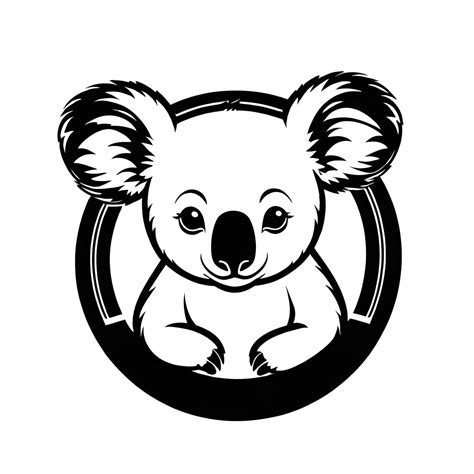 Collection Of Simple Koala Logo Designs Isolated 44448646 Png