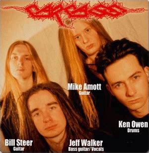 Members of Carcass, in order of beauty