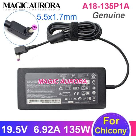 Original Chicony A18 135P1A 19 5V 6 92A 135W ทชารจสำหรบ Acer ASPIRE