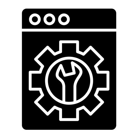 customization glyph icon  vector art  vecteezy