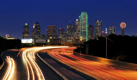 Dallas Texas Lights Skyscrapers Wallpaper, HD City 4K Wallpapers