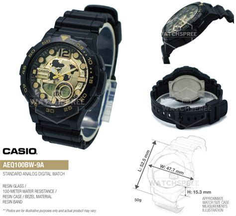 Jual Jam Tangan Casio Original Pria Aeq Bw A Di Lapak Jam Tangan