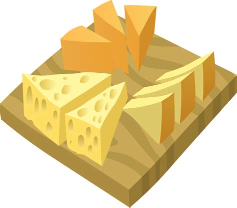 Clipart - Food Cheese Plate