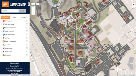 Utep Campus Map Pdf - Fredi Jo-Anne