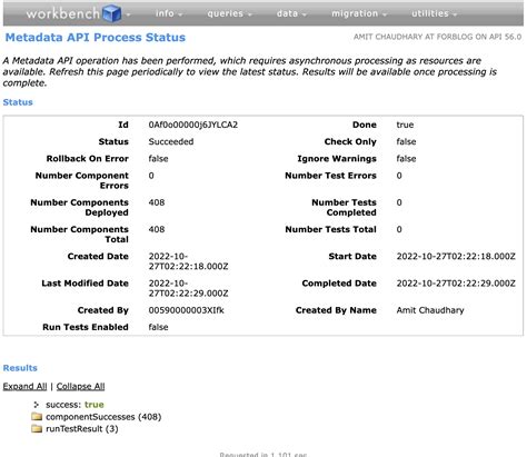 Salesforce Deployment using Workbench - Apex Hours