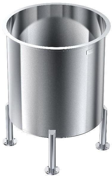 Round Polished Stainless Steel Tank Capacity 100 1000ltr Feature