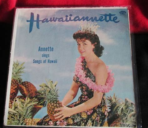 Hawaiiannette LP by Annette Funicello | Annette funicello, Songs to sing, Original mickey mouse club