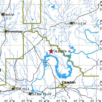 Alberta, Alabama (AL) ~ population data, races, housing & economy