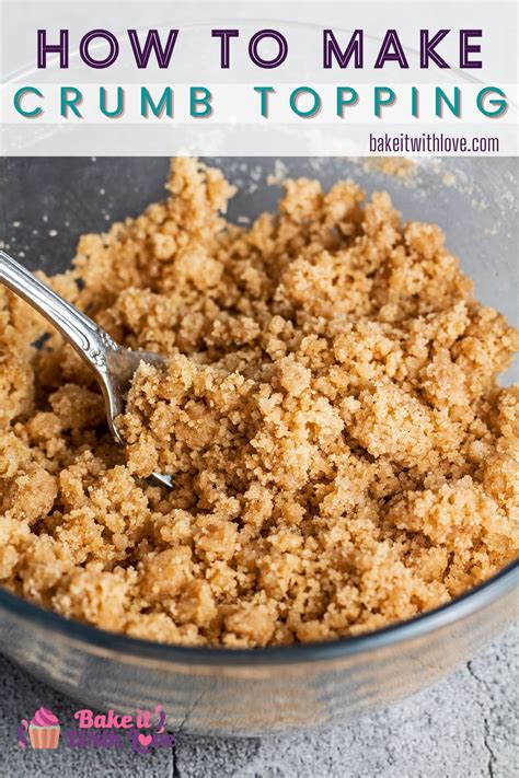 How To Make A Crumb Topping Homemade Cinnamon Streusel Topping