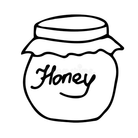 Honey Jar Coloring Pages