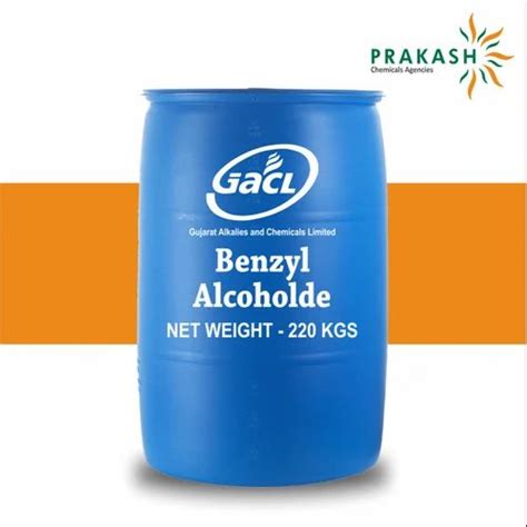 Benzyl Alcohol Ip At Rs 150 Kg Gorwa Vadodara ID 2851112633530