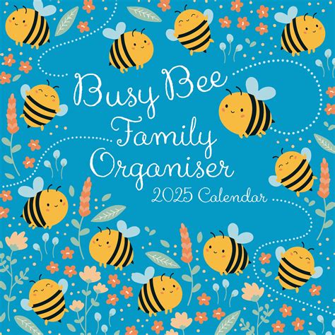 2025 Busy Bee Square Wall Calendar