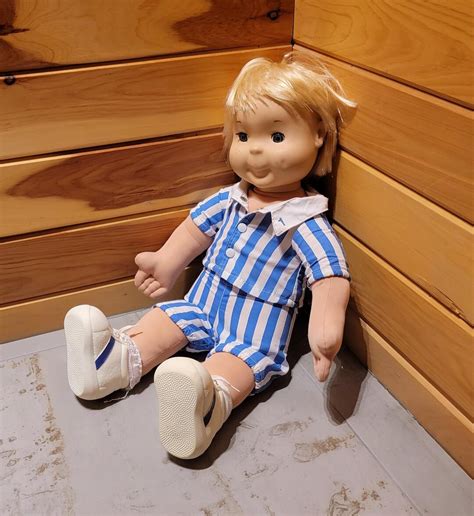 My Buddy Doll Playskool VINTAGE Boy Doll Short Blonde Hair With Blue Eyes