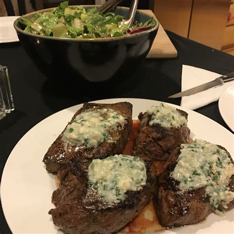 Blue Cheese Topped Sirloin Recipe Positively Stacey