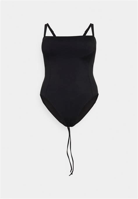 Good American Sculpt Corset One Piece Plavky Schwarz čierna