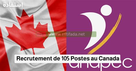 Anapec Skills Canada 2023 Recrutement De 105 Postes Mon Emploi