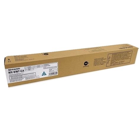 Mx 60ntca Toner Cartridge Sharp Genuine Oem Cyan