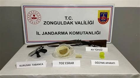 Zonguldak da Uyuşturucu Operasyonu 4 Tutuklama